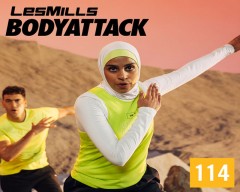 Hot Sale LesMills Q4 2021 BODY ATTACK 114 releases New Release DVD, CD & Notes